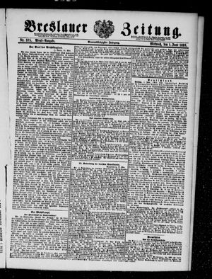 Breslauer Zeitung on Jun 1, 1898