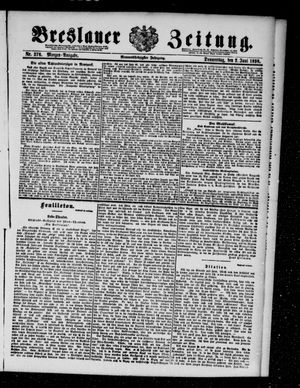 Breslauer Zeitung on Jun 2, 1898