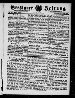 Breslauer Zeitung on Jun 2, 1898