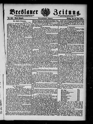 Breslauer Zeitung on Jun 10, 1898