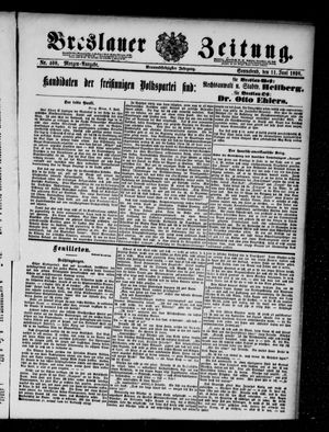 Breslauer Zeitung on Jun 11, 1898