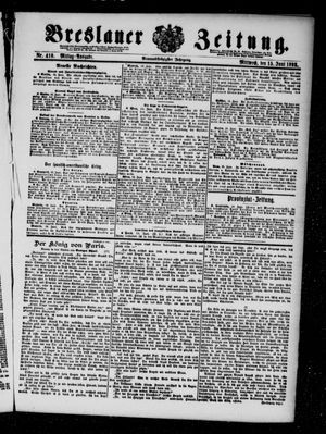 Breslauer Zeitung vom 15.06.1898