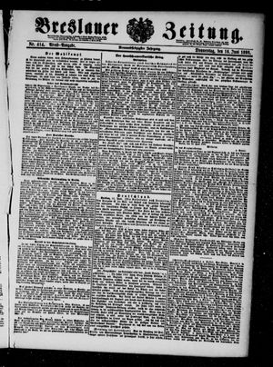 Breslauer Zeitung on Jun 16, 1898