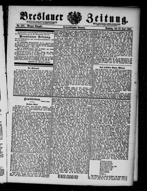 Breslauer Zeitung on Jun 19, 1898