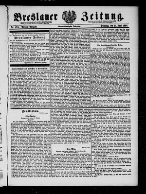 Breslauer Zeitung on Jun 21, 1898