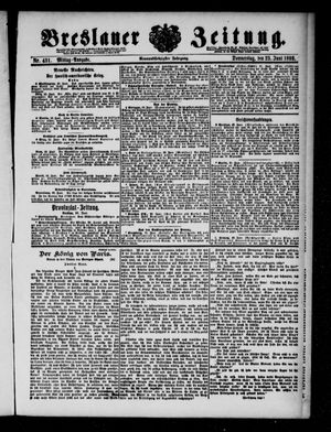 Breslauer Zeitung vom 23.06.1898