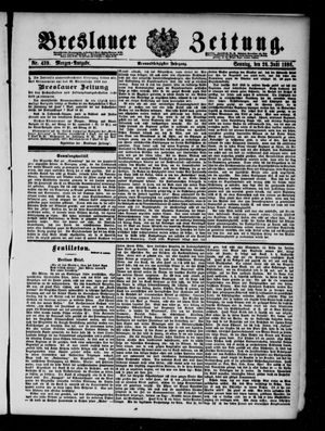 Breslauer Zeitung on Jun 26, 1898