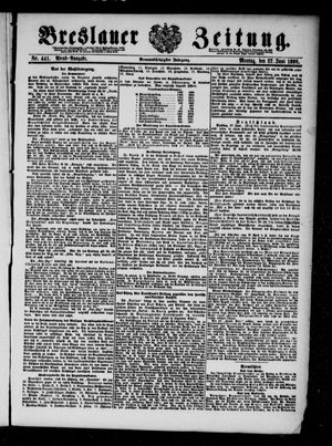 Breslauer Zeitung vom 27.06.1898