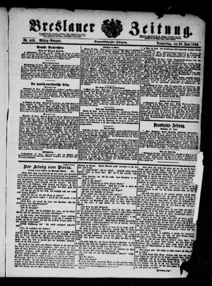 Breslauer Zeitung vom 30.06.1898