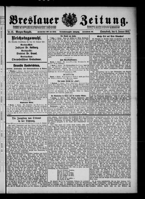 Breslauer Zeitung on Jan 6, 1912