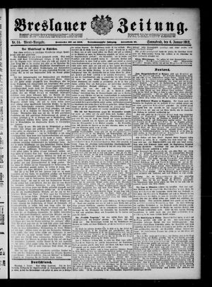 Breslauer Zeitung vom 06.01.1912