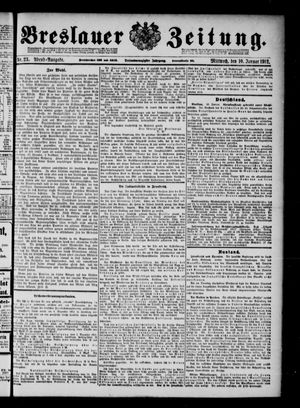 Breslauer Zeitung on Jan 10, 1912