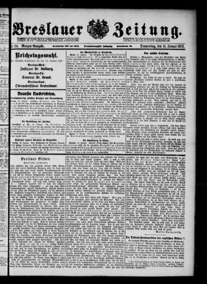 Breslauer Zeitung vom 11.01.1912