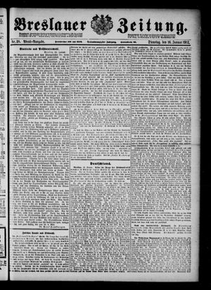 Breslauer Zeitung vom 16.01.1912