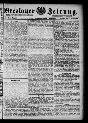 Breslauer Zeitung on Jan 24, 1912