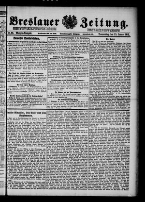 Breslauer Zeitung on Jan 25, 1912