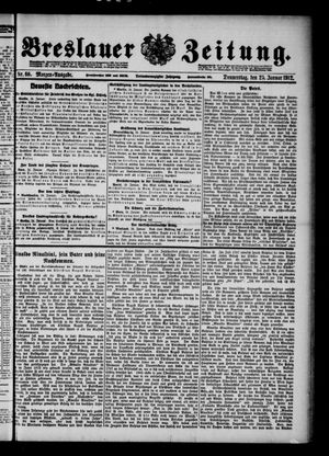 Breslauer Zeitung vom 25.01.1912
