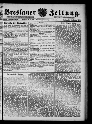 Breslauer Zeitung vom 26.01.1912
