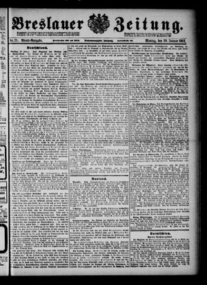 Breslauer Zeitung on Jan 29, 1912