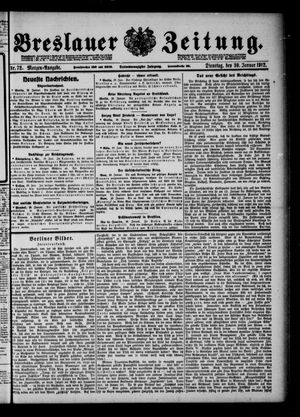 Breslauer Zeitung vom 30.01.1912