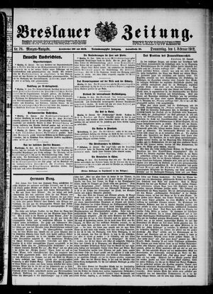 Breslauer Zeitung vom 01.02.1912