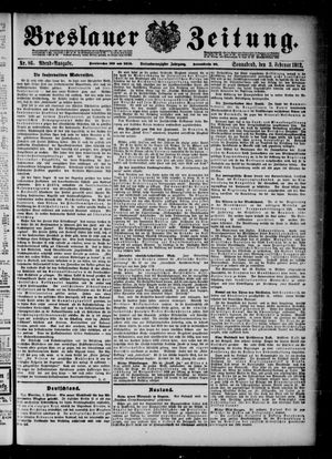 Breslauer Zeitung vom 03.02.1912