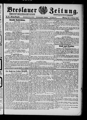 Breslauer Zeitung on Feb 5, 1912