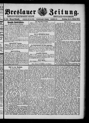 Breslauer Zeitung vom 11.02.1912