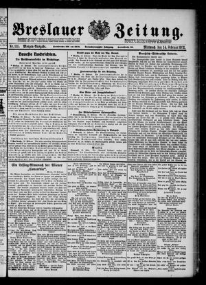 Breslauer Zeitung vom 14.02.1912