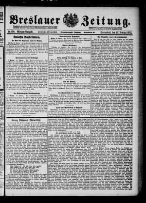 Breslauer Zeitung on Feb 17, 1912