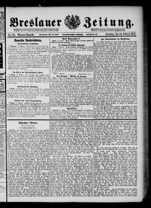 Breslauer Zeitung vom 18.02.1912