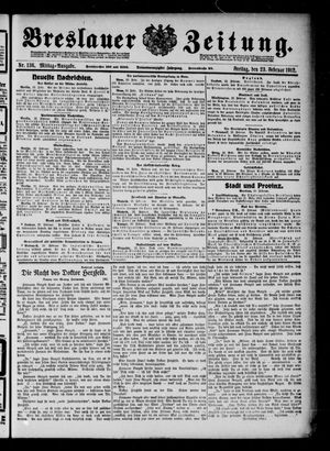 Breslauer Zeitung on Feb 23, 1912