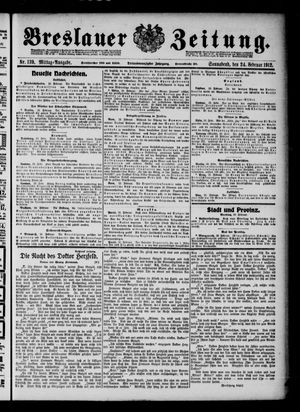 Breslauer Zeitung vom 24.02.1912