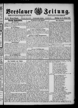 Breslauer Zeitung vom 25.02.1912