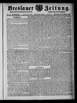 Breslauer Zeitung vom 29.02.1912
