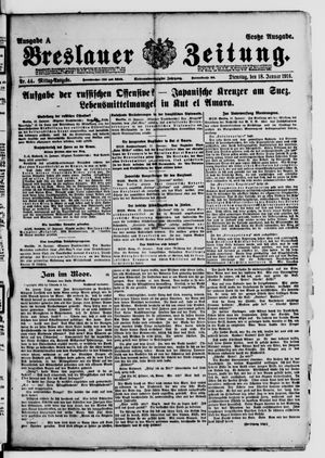 Breslauer Zeitung vom 18.01.1916