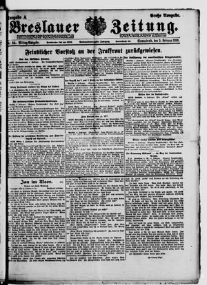 Breslauer Zeitung vom 05.02.1916