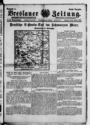 Breslauer Zeitung vom 06.02.1916