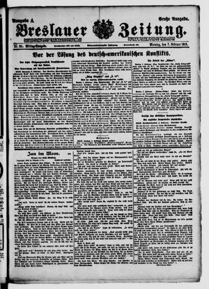 Breslauer Zeitung vom 07.02.1916