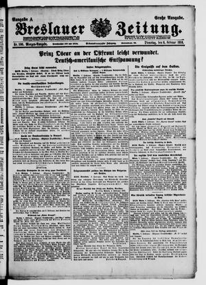 Breslauer Zeitung vom 08.02.1916