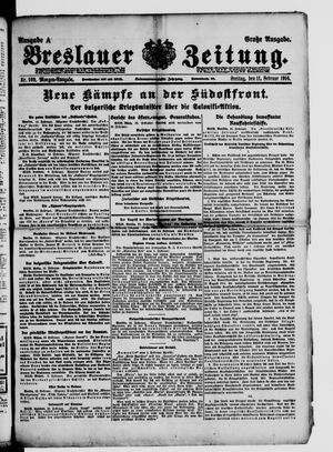 Breslauer Zeitung vom 11.02.1916