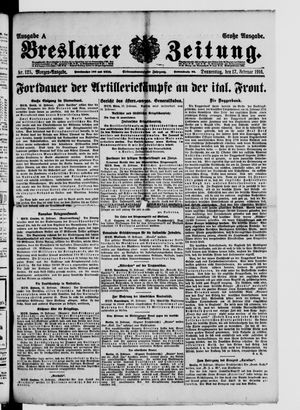 Breslauer Zeitung vom 17.02.1916