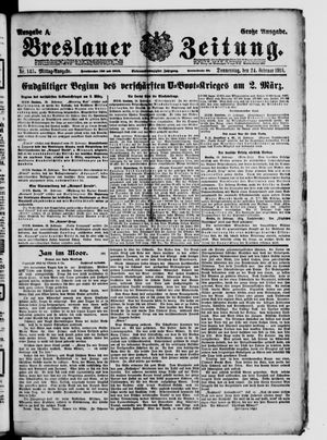 Breslauer Zeitung on Feb 24, 1916