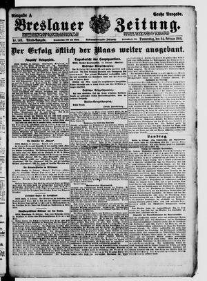 Breslauer Zeitung on Feb 24, 1916