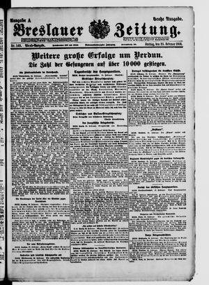 Breslauer Zeitung on Feb 25, 1916
