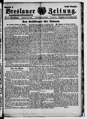 Breslauer Zeitung vom 26.02.1916