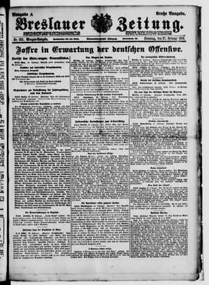 Breslauer Zeitung on Feb 27, 1916
