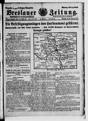 Breslauer Zeitung on Feb 28, 1916