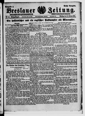 Breslauer Zeitung on Feb 28, 1916