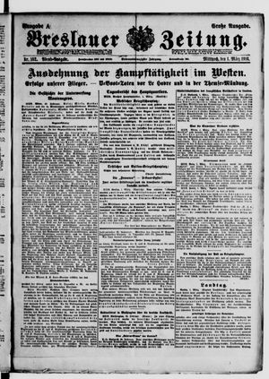 Breslauer Zeitung on Mar 1, 1916